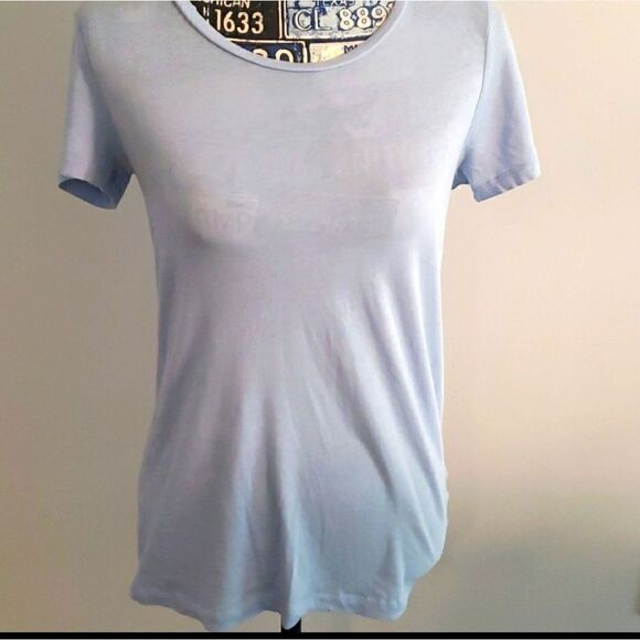 J.Crew Blue tshirt. Short sleeve. Super Comfy. - Picture 4 of 5